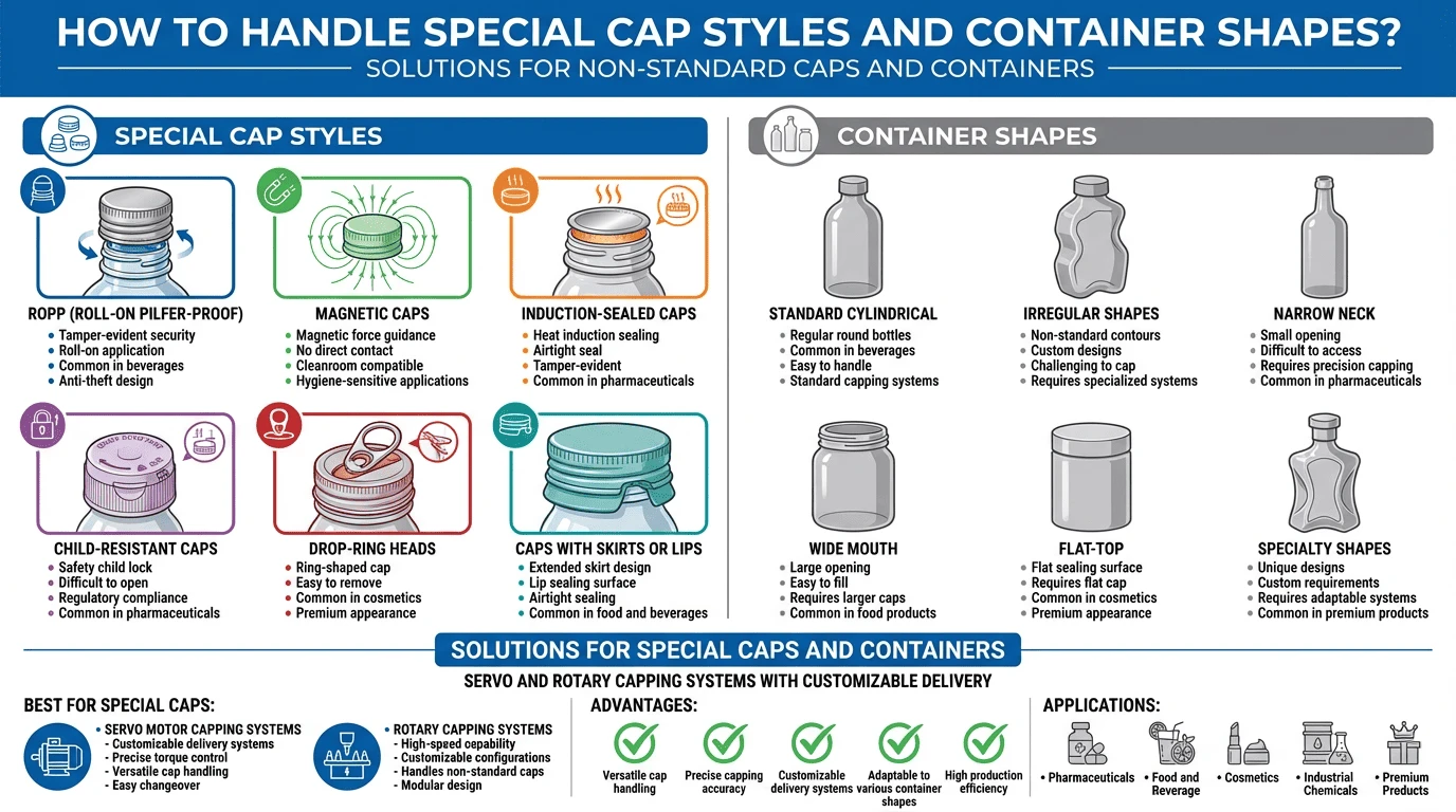 Handling Special Cap Styles and Container Shapes Handling Special Cap Styles and Container Shapes